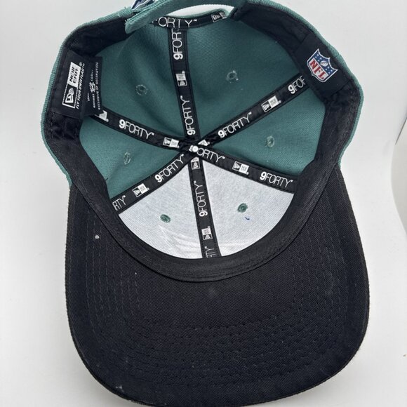 New Era 9Forty Cap Philadelphia Eagles Pine Needle Green Adjustable GR56 - Picture 4 of 6